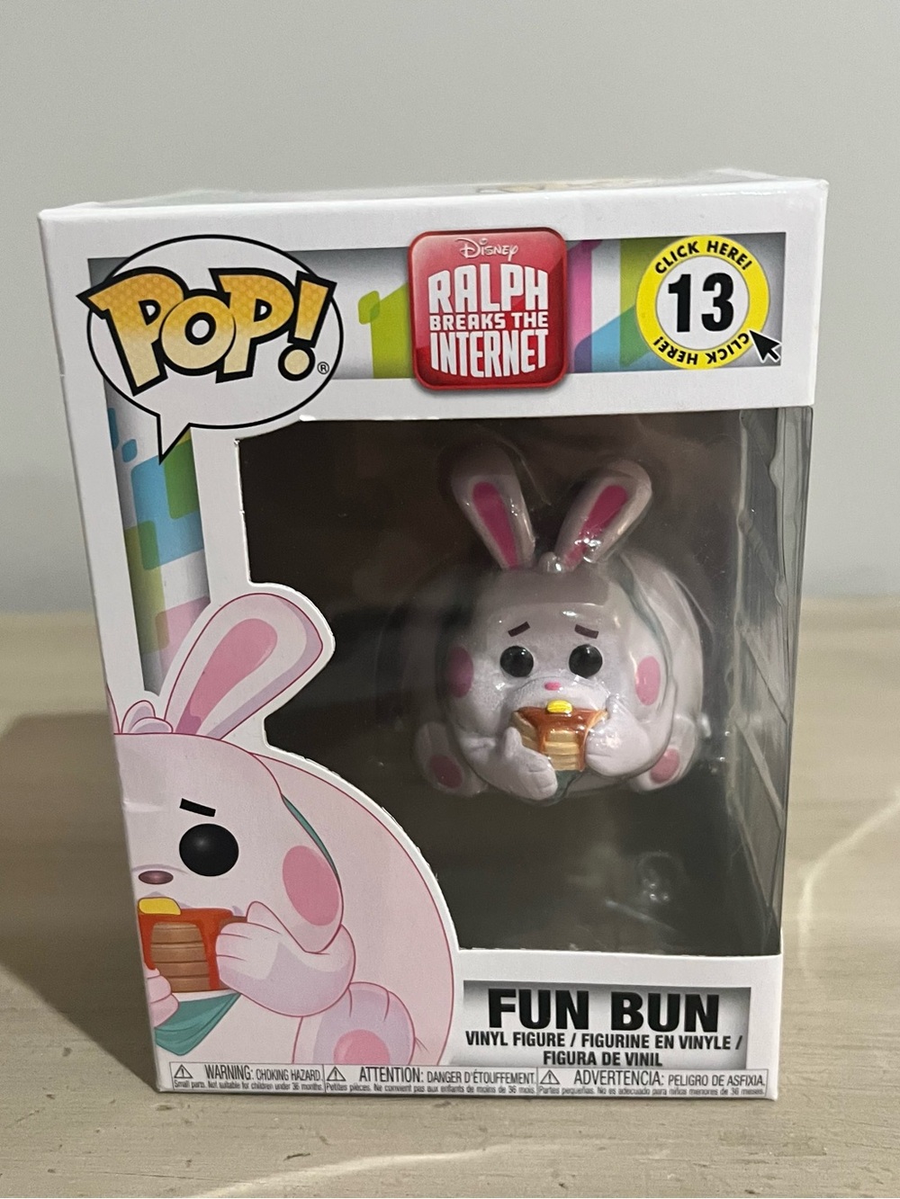 Fun Bun Pink Pop! Vinyl Figure 13 - Ralph Breaks the Internet (Brand: Funko)